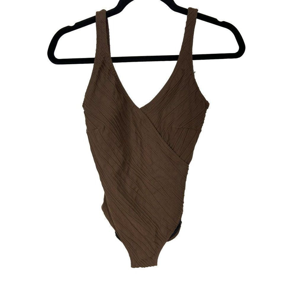 Gottex Chocolate Brown Size 8 Women's‎ One Piece Swimsuit